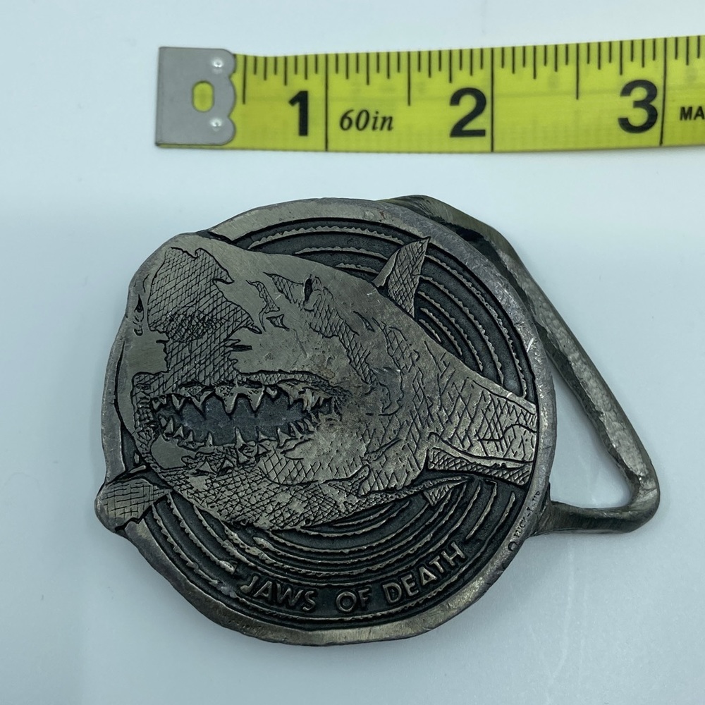 Jaws of Death 1975 Belt Buckle